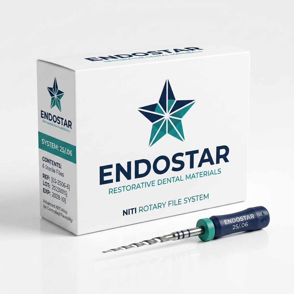EndoStar_NiTi_Rotary_File_box_202607241538-2.jpeg فایل روتاری نیکل تیتانیوم 25/.06 - تصویر 1